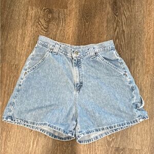 Classic vintage Light Blue Denim Shorts for Women